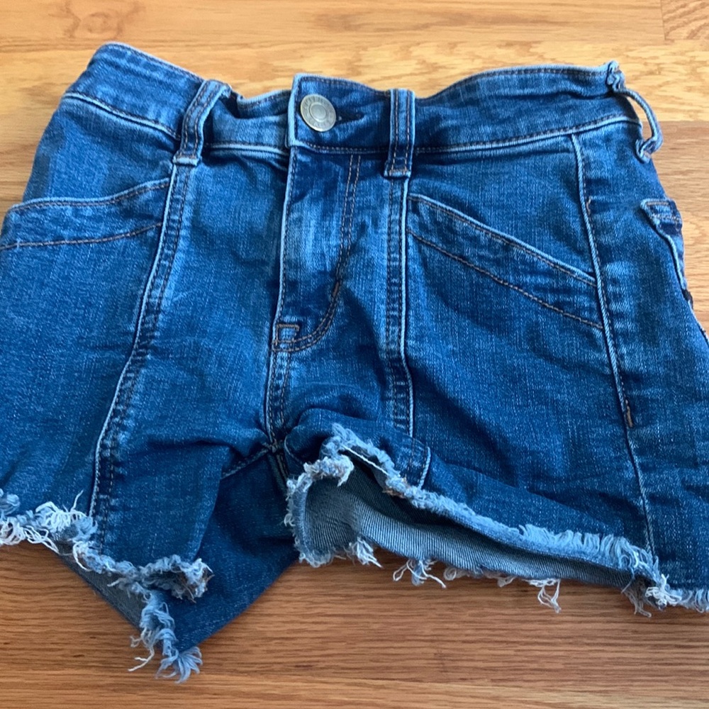Blue shorts